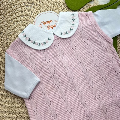 Saída de maternidade Bianca- Rosa Saída de maternidade Bianca- Rosa